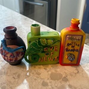 Magic potion~lizard lips, eye of newt, rattle of snake